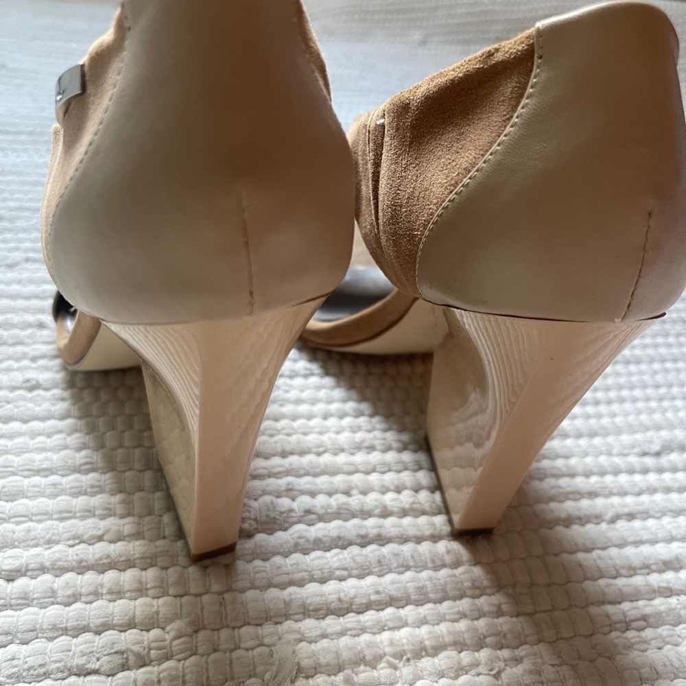 Calvin Klein | Shoes | Calvin Klein Caryn Cream Open Toe - Picture 8 of 8